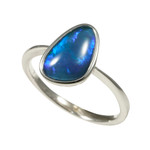 * ATOMSPHERE STERLING SILVER AUSTRALIAN OPAL RING