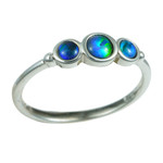 *SILVER SIREN STERLING SILVER AUSTRALIAN OPAL RING