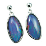 *BERRY BLISS STERLING SILVER AUSTRALIAN OPAL DROP EARRINGS