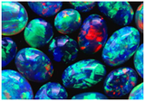 Australian black opal