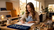 Defining custom gemstone design for Australian opal jewelry