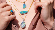Opal necklaces