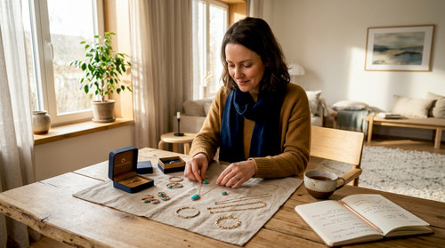 Procédure pour organiser sa collection de bijoux
