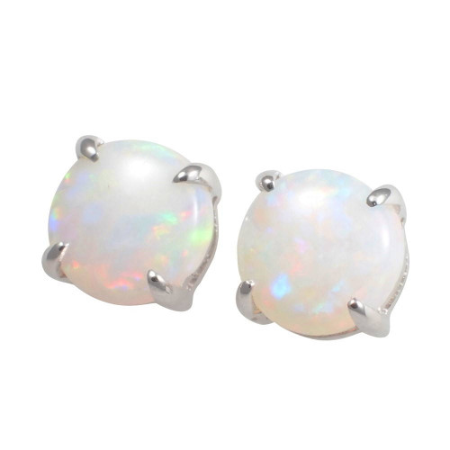 MMACULATE 14KT GOLD AUSTRALIAN OPAL EARRINGS