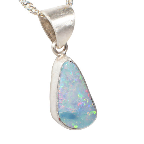 *DREAM GEMS STERLING SILVER OPAL JEWELLERY SET