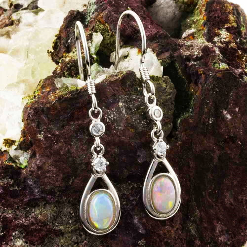 Opal Earrings