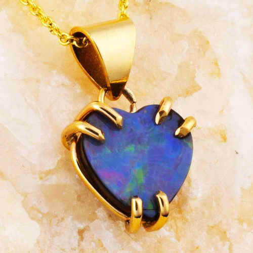 *1 AURORA ESSENCE 14KT ROSE GOLD FILLED AUSTRALIAN OPAL NECKLACE