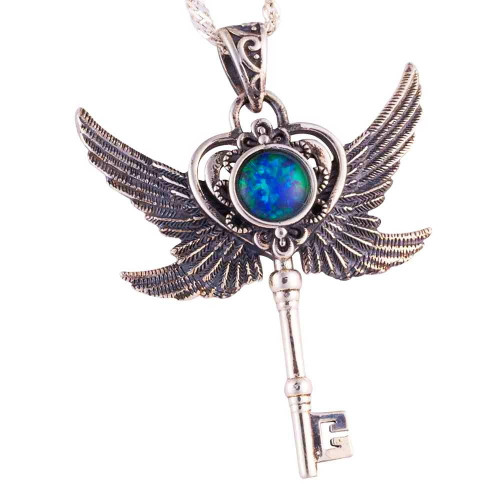 DOORWAY TO HEAVEN COLLECTION UNISEX OPAL NECKLACE (5)