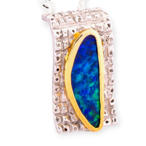 Canopy Kaskade Sterling Silver Opal Pendant