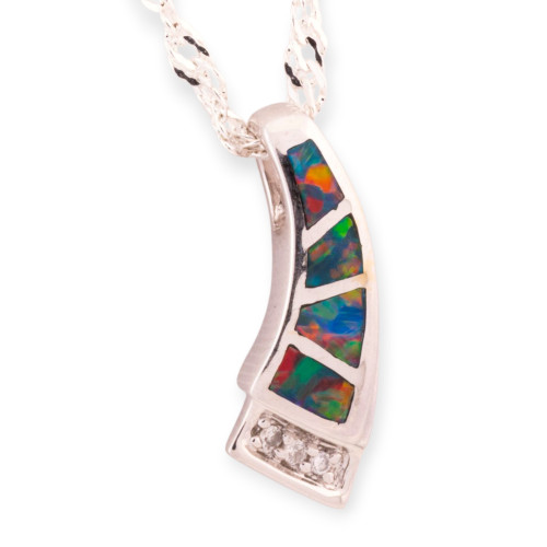 Celestial Passion 14kt Gold Opal Pendant