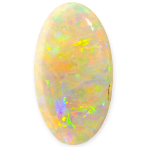 Midnight Aurora: Solid Black Opal Gemstone