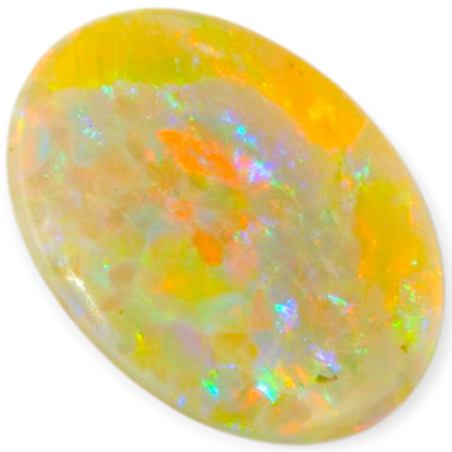 Celestial Glow: Solid Black Opal Gemstone