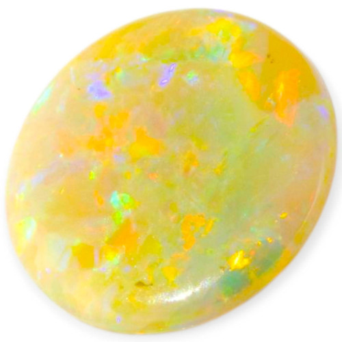 Celestial Glow: Solid Black Opal Gemstone