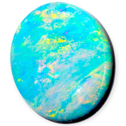 Luminous Glow Black Opal Gemstone