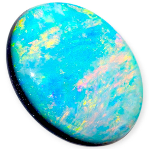 Luminous Glow Black Opal Gemstone