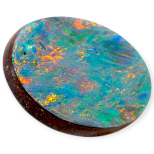 Radiant Spectrum Black Opal Gemstone