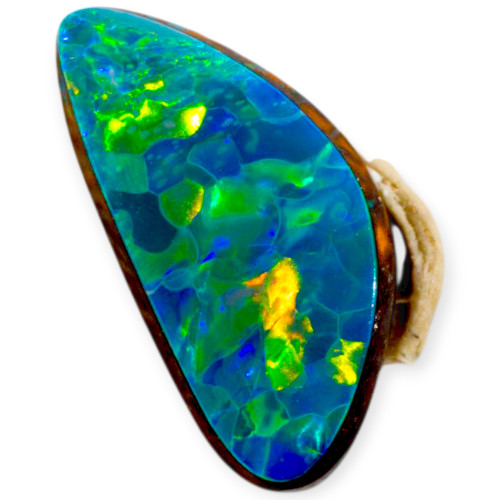 Twilight Black Opal Doublet Gemstone