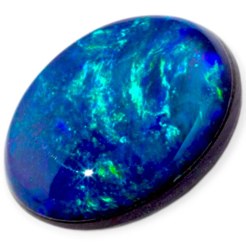 Aurora Glow Black Opal Gemstone