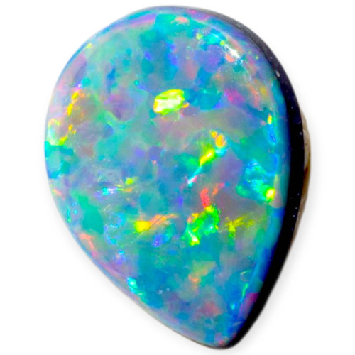 Ocean Spark Black Opal Gemstone