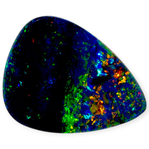 Aurora Blaze Doublet Opal Gemstone