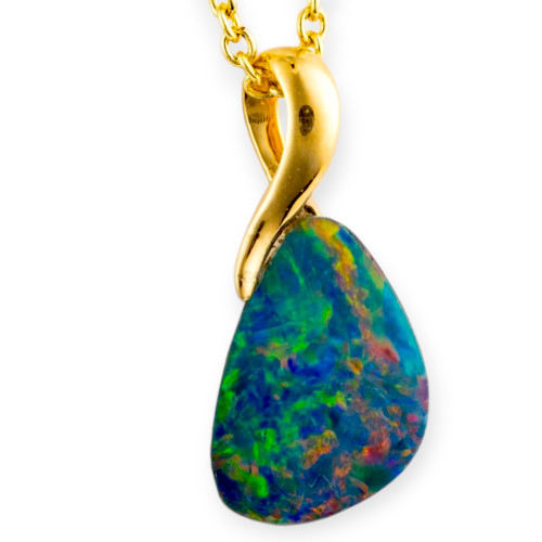 Pure Radiance 14KT Gold Opal Pendant