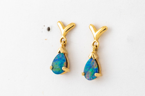 Liquid Light 14KT Gold Opal Pendant Liquid Light 14KT Gold Opal Pendant