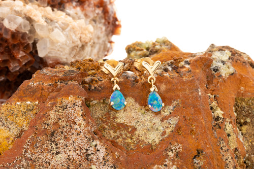 Liquid Light 14KT Gold Opal Pendant