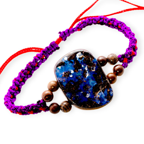 Opalton Horizon Handmade Solid Boulder Opal Bracelet