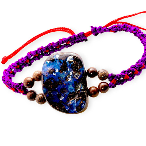 Opalton Horizon Handmade Solid Boulder Opal Bracelet