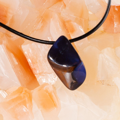 Apex Ridge Boulder Opal Slide Pendant