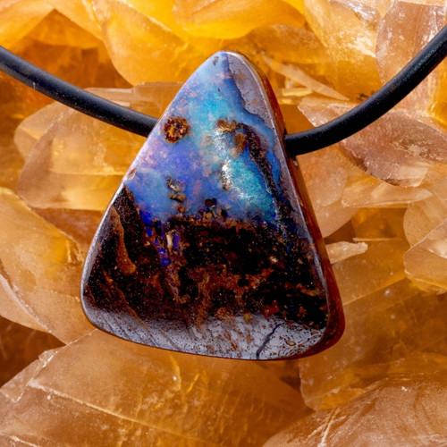 Terra Nova Boulder Opal Slide Pendant