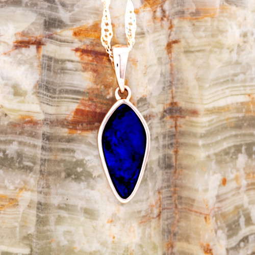 * 1 ENCHANTED SKYFIRE VEIL STERLING SILVER OPAL PENDANT