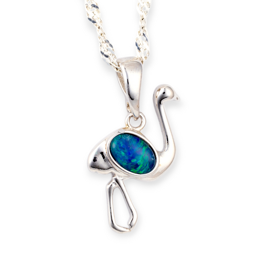 * 1 CELESTIAL EVERWAVE STERLING SILVER OPAL PENDANT