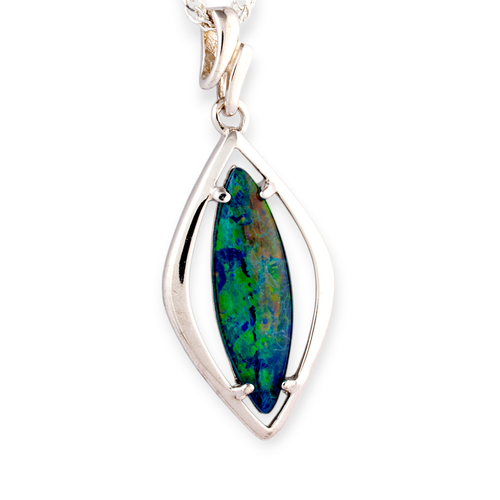 * 1 ASTRAL TIDELIGHT STERLING SILVER OPAL PENDANT