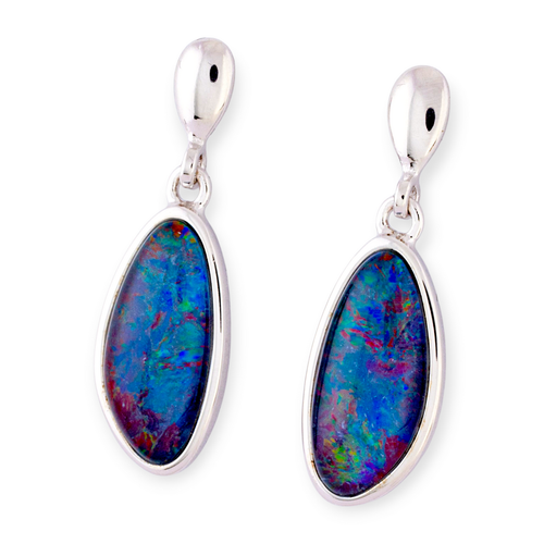 * 1 SUPERNOVA RAINBOW OPAL DROP EARRINGS