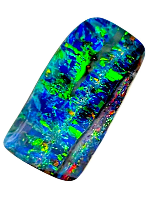 FIRE GALAXY SOLID BOULDER OPAL