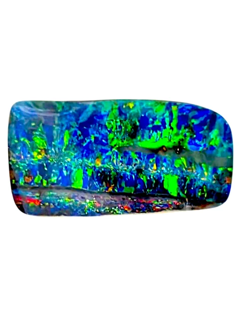 FIRE GALAXY SOLID BOULDER OPAL