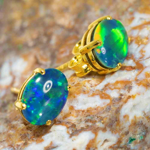 Opal Earrings