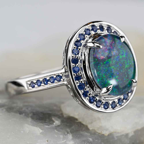 Sterling Silver Opal Earrings I The World's Largest Opal Jewelry Store ...