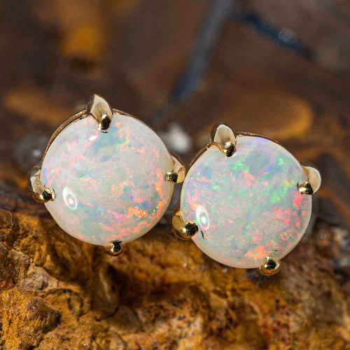 Gold Opal Earrings 65% Off I The World's Largest Opal Jewelry