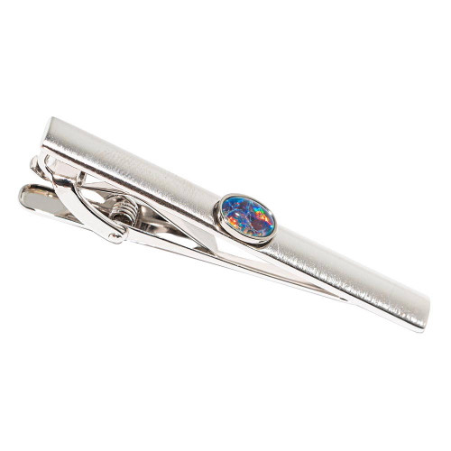 *  A VIRTUE MEN'S AUSTRALIAN OPAL TIE BAR