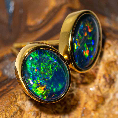 3 4 5mm Opal Stone Earrings Allergy Free Titanium Jewelry 20G Ear Stud  Multi Lobe Piercing Earing Men Women Girl Child Accessory  AliExpress