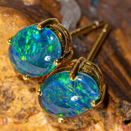 Opal Earrings