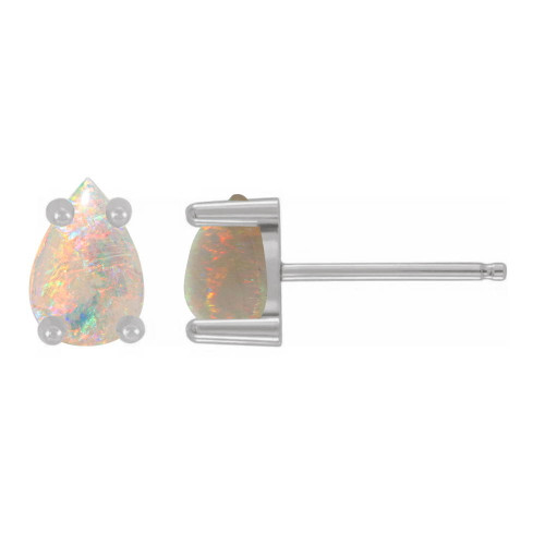 Teardrop White Opal 36_Yellow Gold_Teardrop