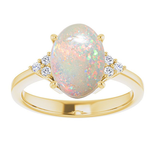 Oval White Opal 1_Yellow Gold_Oval