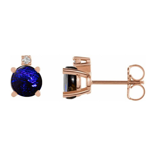 Round Boulder Opal 48_Rose Gold_Round