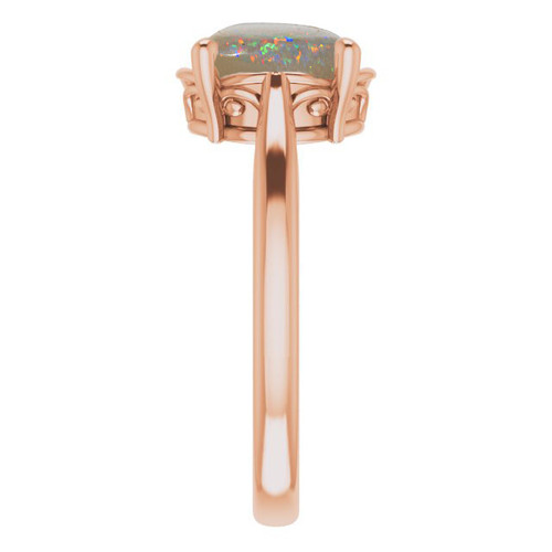 Oval White Opal 1_Rose Gold_Oval