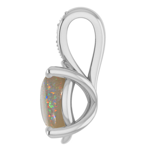 Oval White Opal 1_Sterling Silver_Oval