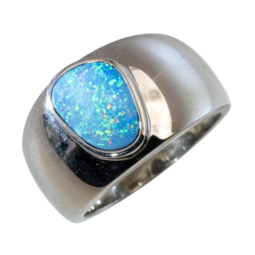 green swiss opal natural stone men ring sterling silver 925 stunning g –  Abu Mariam Jewelry