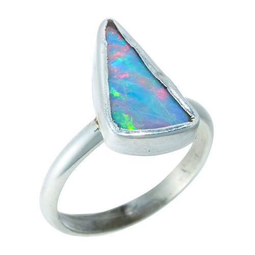 OPAL GROVE STERLING SILVER AUSTRALIAN OPAL RING